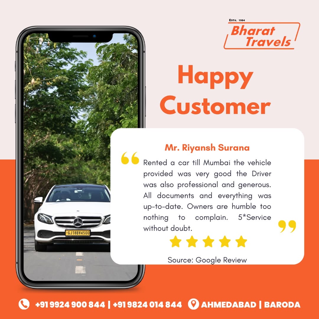 Luxury car rental in Gujarat